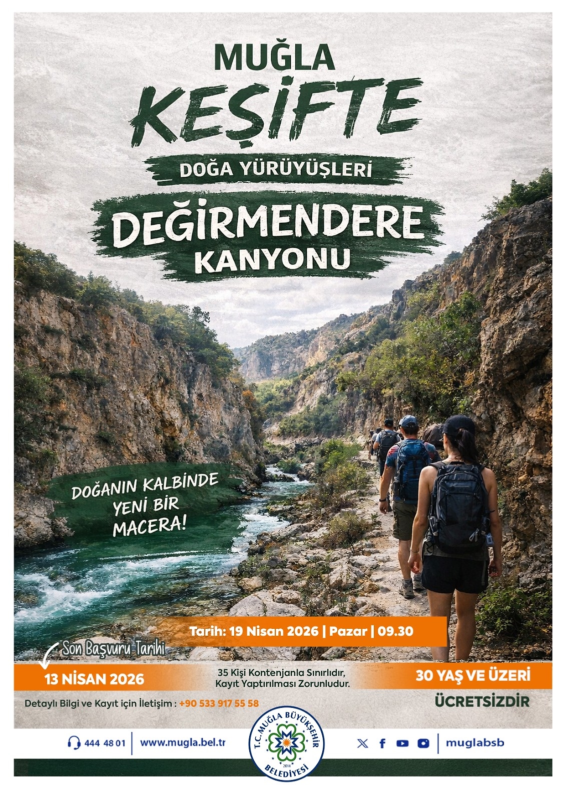 Mula Keşifte/ Doa Yürüyüşleri Etkinliğine Davetlisiniz